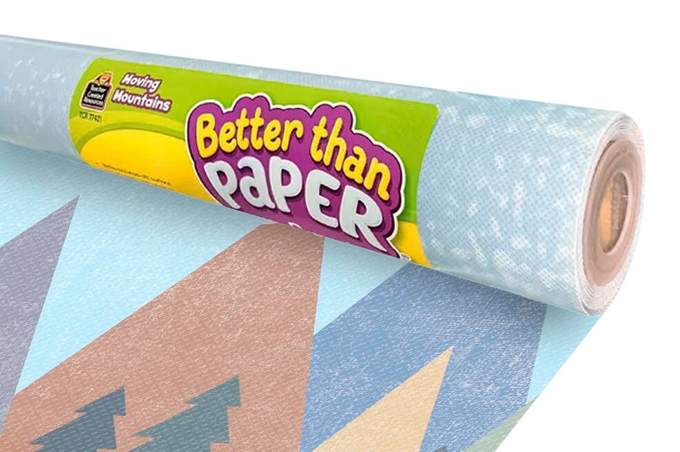 Teacher Created Resources Better Than Paper Bulletin Board Roll, Moving Mountains 2132360